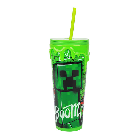 Minecraft Creep x Mojang 3D Molded Drip 24 oz. Acrylic Tumbler