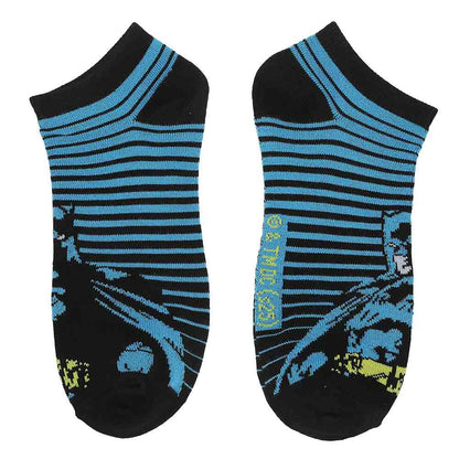 DC Comics Batman & Joker 5 Pair Ankle Socks