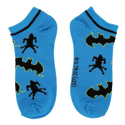 DC Comics Batman & Joker 5 Pair Ankle Socks
