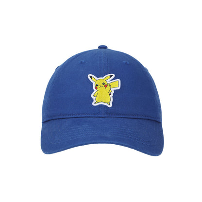 Pokemon Pikachu Blue Embroidered Baseball Cap