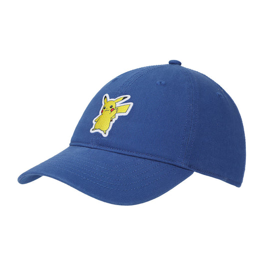 Pokemon Pikachu Blue Embroidered Baseball Cap