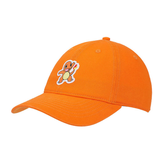 Pokemon Charmander Orange Embroidered Baseball Cap