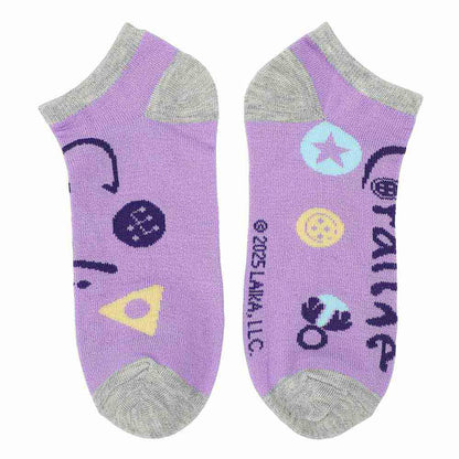 Coraline Characters 5 Pair Ankle Socks