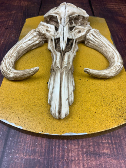 Mythosaur Skull Mandalorian Star Wars 11" Wall Plaque