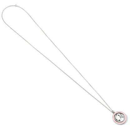 Barbie Pink Silhouette Cutout Necklace
