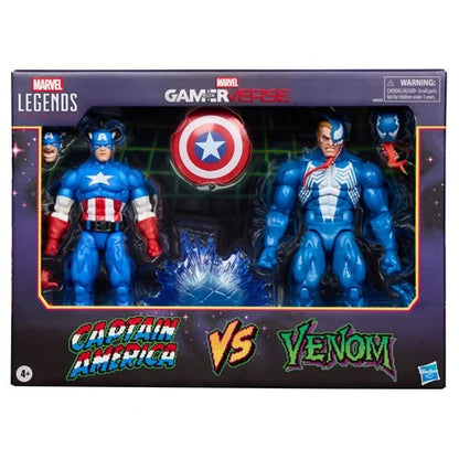 *Pre-Order* Captain America vs Venom Marvel Legends Gamerverse Action Figure
