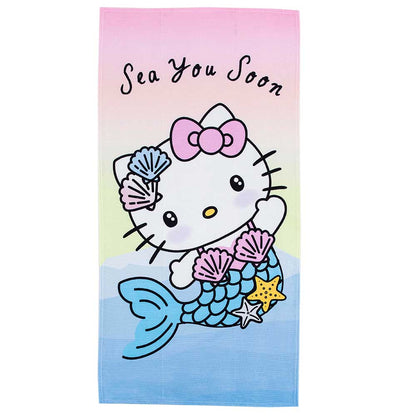 Hello Kitty Mermaid Beach Towel
