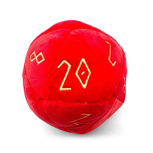 D20 Plush Soft Dice Devil Red