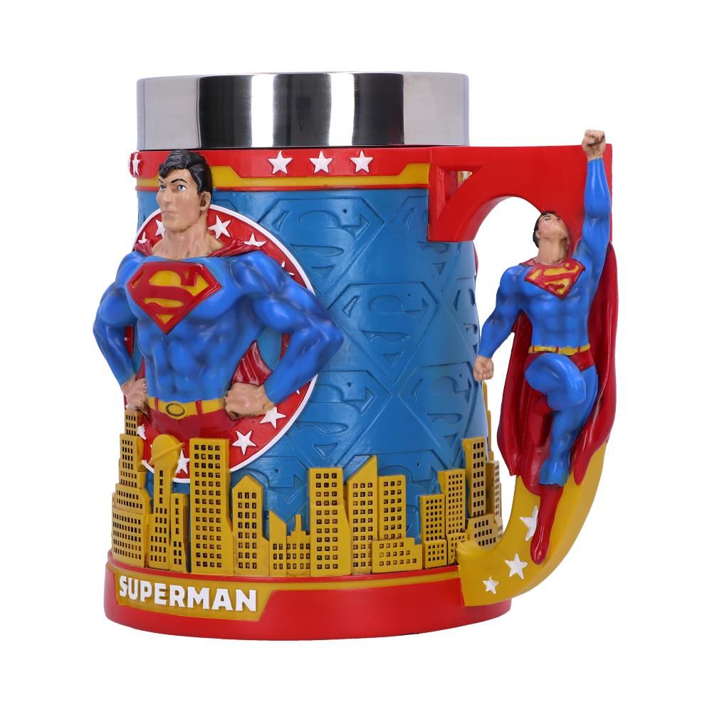 DC Comics Superman Man of Steel City Skyline Tankard