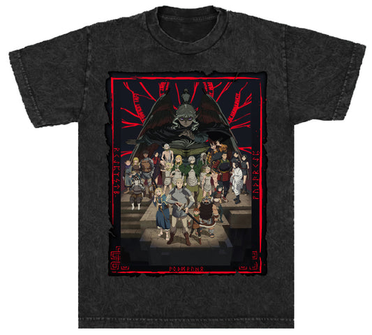 Delicious in Dungeon Group Mineral Wash T-Shirt