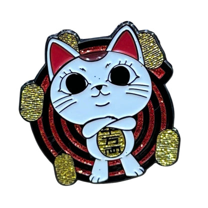Dan Da Dan - Turbo Granny Cat Enamel Pin