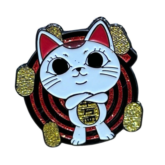 Dan Da Dan - Turbo Granny Cat Enamel Pin