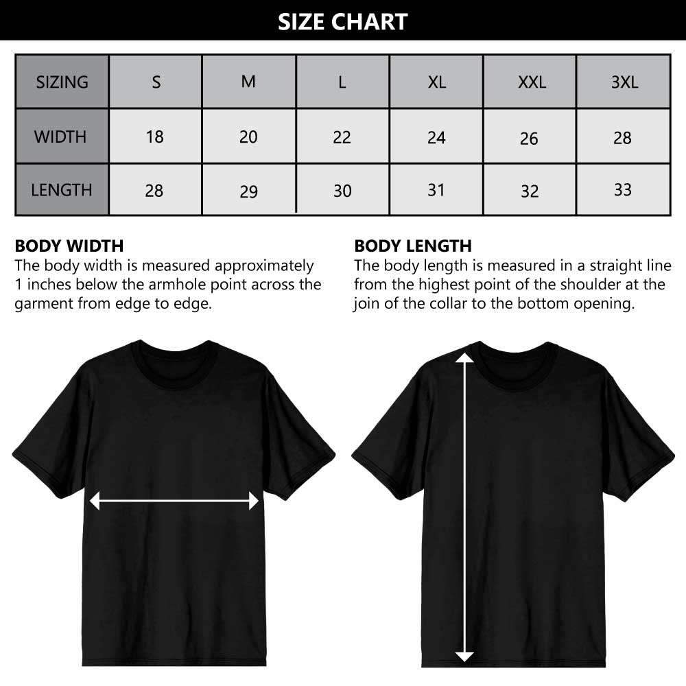 Dan Da Dan Characters Black T-Shirt