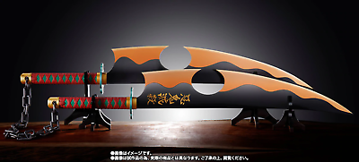 Demon Slayer Tengen Uzui Nichirin Swords Bandai Proplica Replica