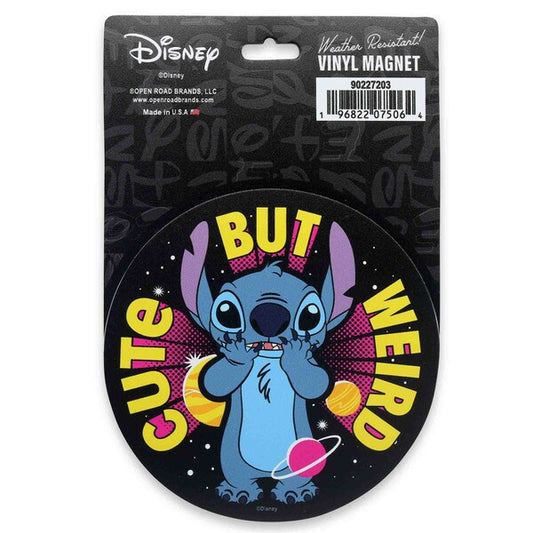 Disney Stitch Cute But Weird Weather-Resistant Vinyl Magnet