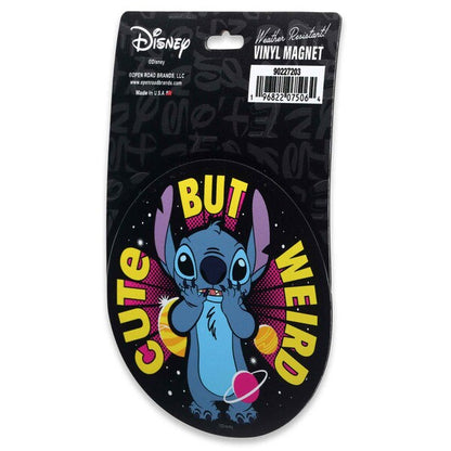 Disney Stitch Cute But Weird Weather-Resistant Vinyl Magnet