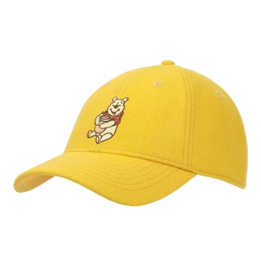 Disney Winnie-The-Pooh Embroidered Yellow Baseball Cap