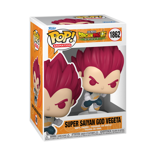 Dragon Ball Super Super Saiyan God Vegeta Funko Pop! #1862