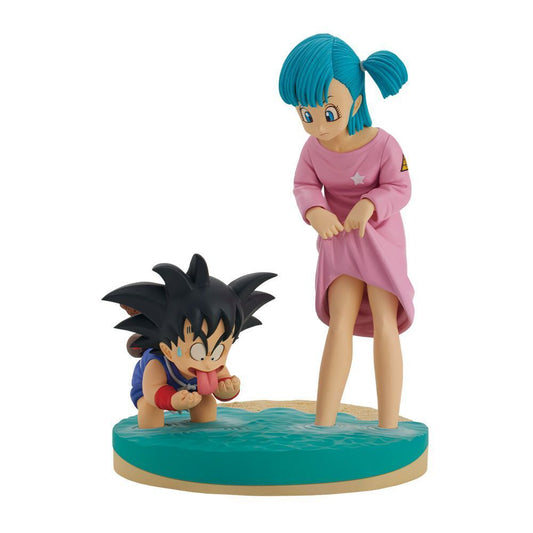 Dragon Ball Z Son Goku & Bulma Dragon History Ichibansho Figure