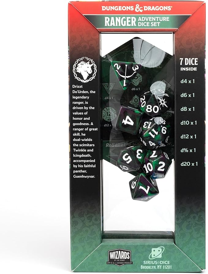 Dungeons & Dragons Adventure Dice: Legend of Drizzt