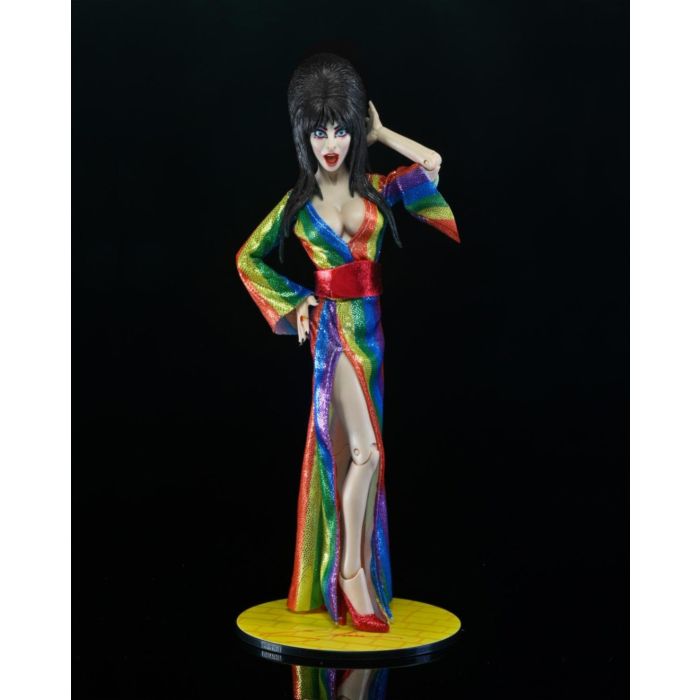 Elvira Mistress of the Dark Rainbow  7” Ultimate Action Figure