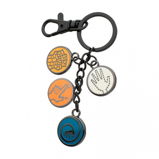 Fantastic Four Marvel Comics Movie Icons Enamel Keychain