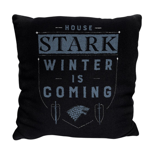 Game of Thrones Winter is Coming Jacquard Pillow