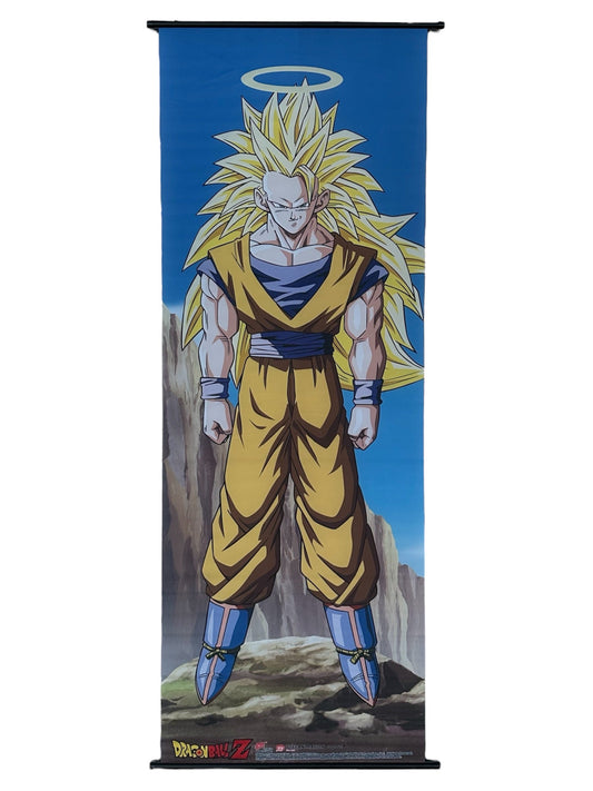Goku Super Saiyan 3 Dragon Ball Z Life Size Wall Scroll
