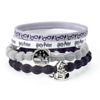 Sorting Hat & Hogwarts Castle Harry Potter Elastic Hair Band Set of 4