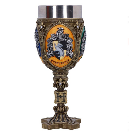 Harry Potter Hogwarts Four Houses Sculpted Resin Goblet