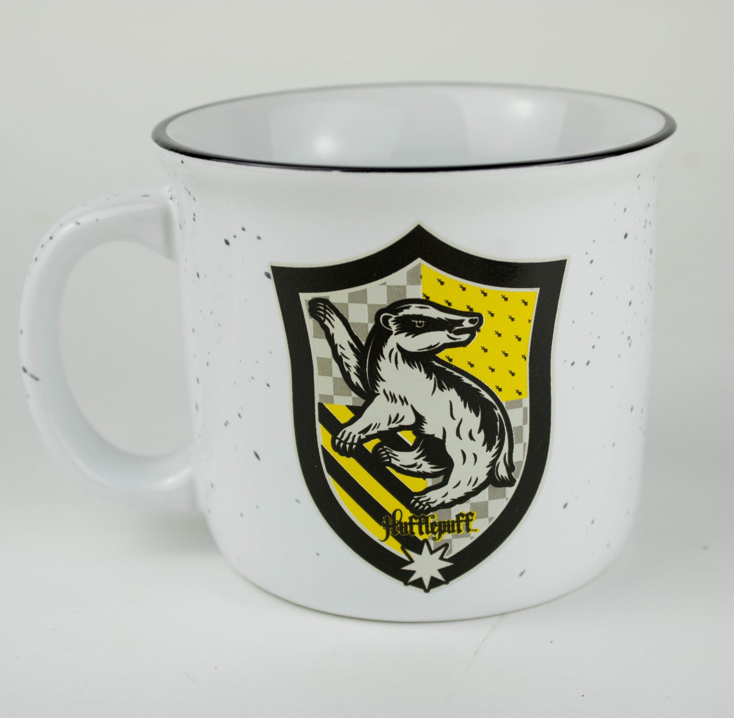 Hufflepuff Hogwarts House Shield (Harry Potter) 14oz Ceramic Campfire Mug