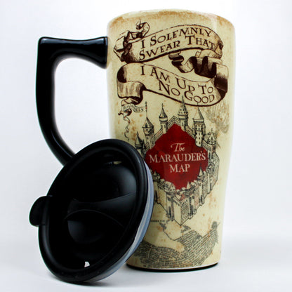 Marauders Map Harry Potter Ceramic Travel Mug