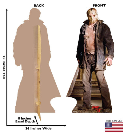 Jason Voorhees Knife Life Size Cardboard Cutout Standup - Friday The 13th (2009 Film)