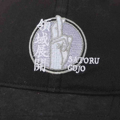 Jujutsu Kaisen Satoru Gojo Crossed Fingers Embroidered Hat