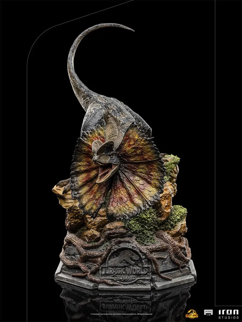 Jurassic World Dilophosaurus 1/10 Scale Statue by Iron Studios