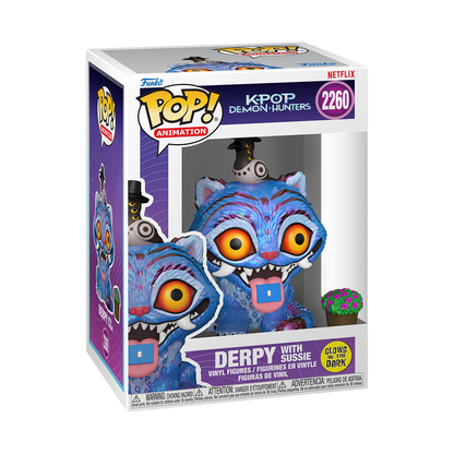 *Pre-Order* FUNKO POP! KPop Demon Hunters: Derpy with Sussie (Glow In The Dark)