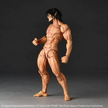 Kaiyodo - Attack on Titan - Revoltech Amazing Yamaguchi - Eren Yeager Action Figure