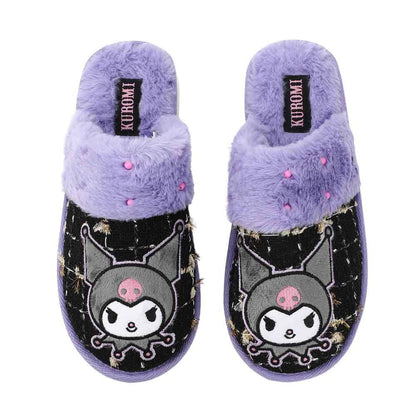 Kuromi Faux Fur Junior's Character Mules Slides