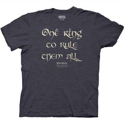 Lord of the Rings One Ring to Rule Them All Graphic T-Shirt