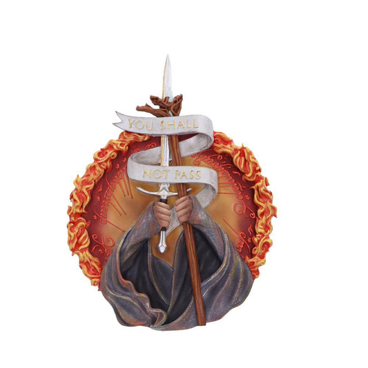 Lord of the Rings "You Shall Not Pass" Gandalf the Grey Wall Plaque by Nemesis Now