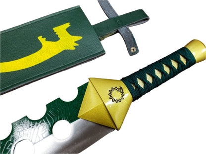 Seven Sins Anime Serrated Steel Sword Replica