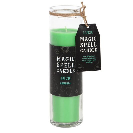 Luck Magic Spell Candle - Green Tea