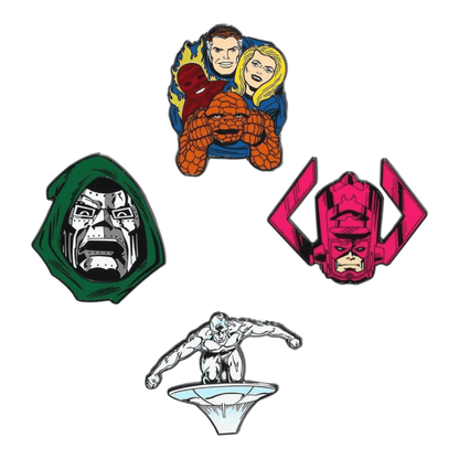 Marvel The Fantastic Four Comic Characters Blind Box Pins