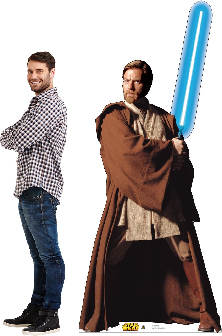 Obi-Wan Kenobi Life Size Cardboard Cutout Standup - Star Wars Prequel Trilogy