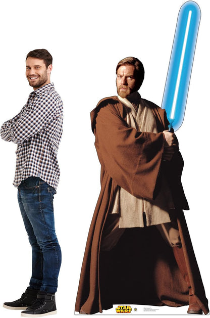 Obi-Wan Kenobi Life Size Cardboard Cutout Standup - Star Wars Prequel Trilogy