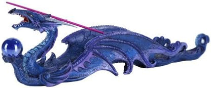 Ocean Dragon with Orb Statue Incense Burner