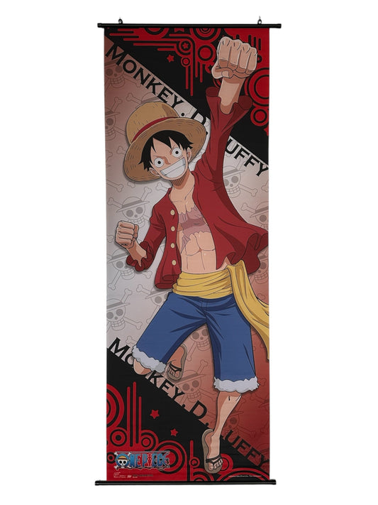 One Piece Luffy Life Size Wall Scoll