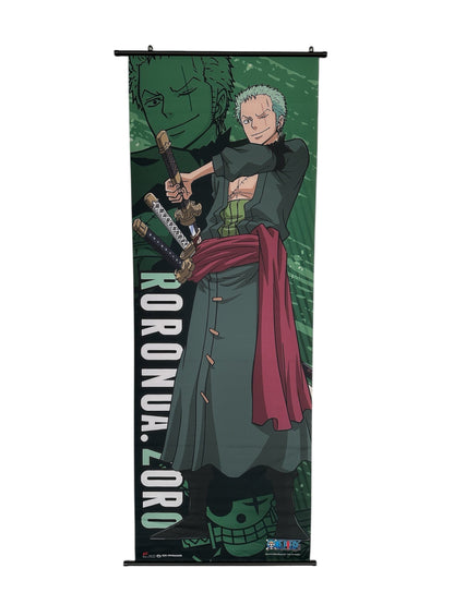 One Piece Zoro New World Life Size Wall Scroll