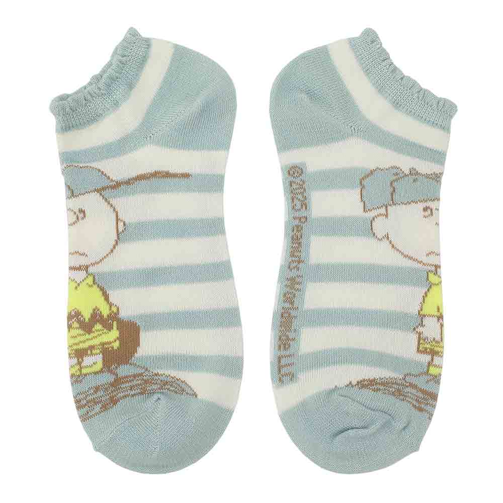 Peanuts Charley Brown Characters 5 Pair Ankle Socks