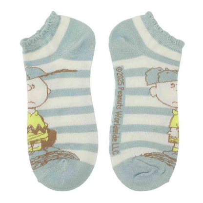 Peanuts Charley Brown Characters 5 Pair Ankle Socks
